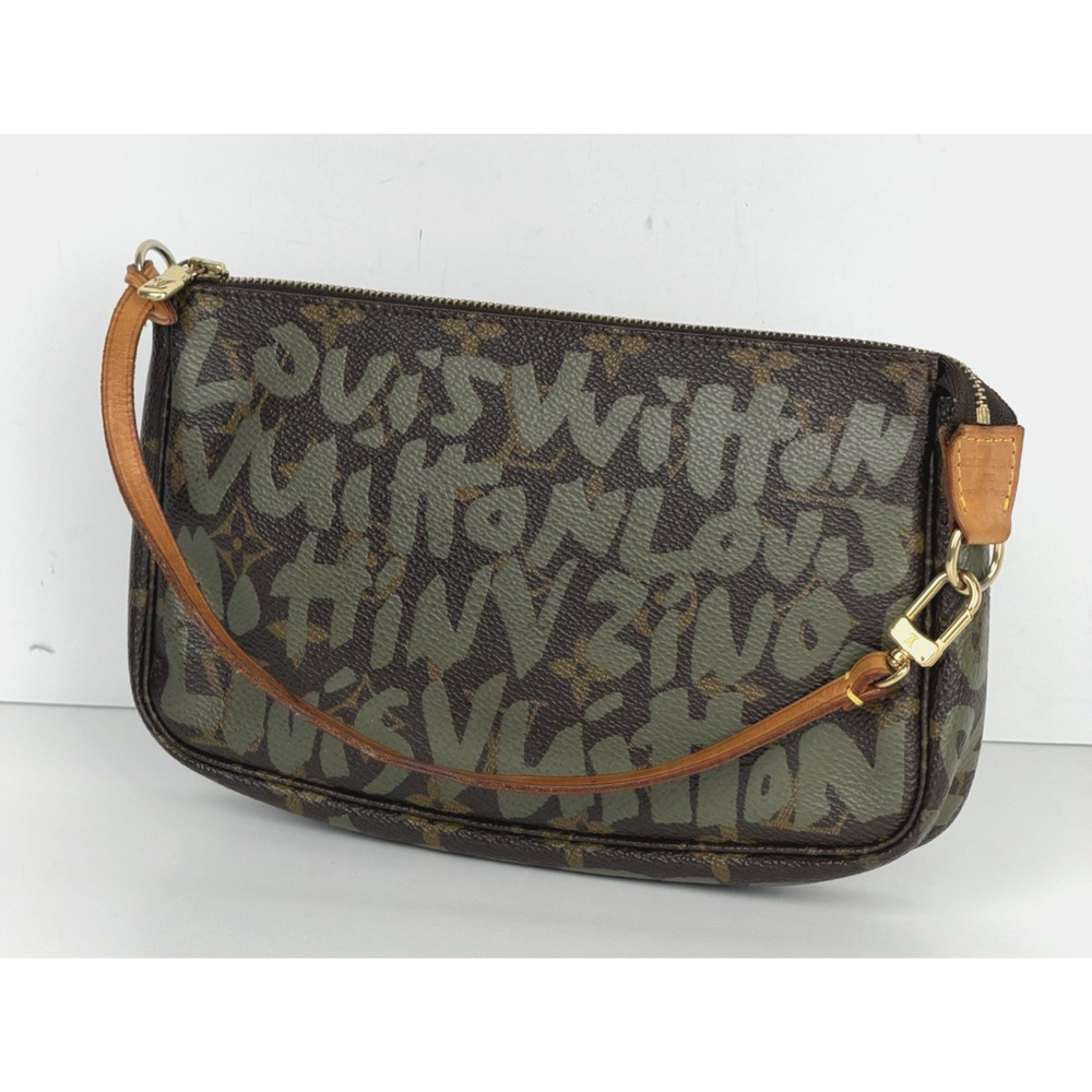 Louis Vuitton Stephen Sprouse Graffiti Pochette Accessories Canvas 2001 S10